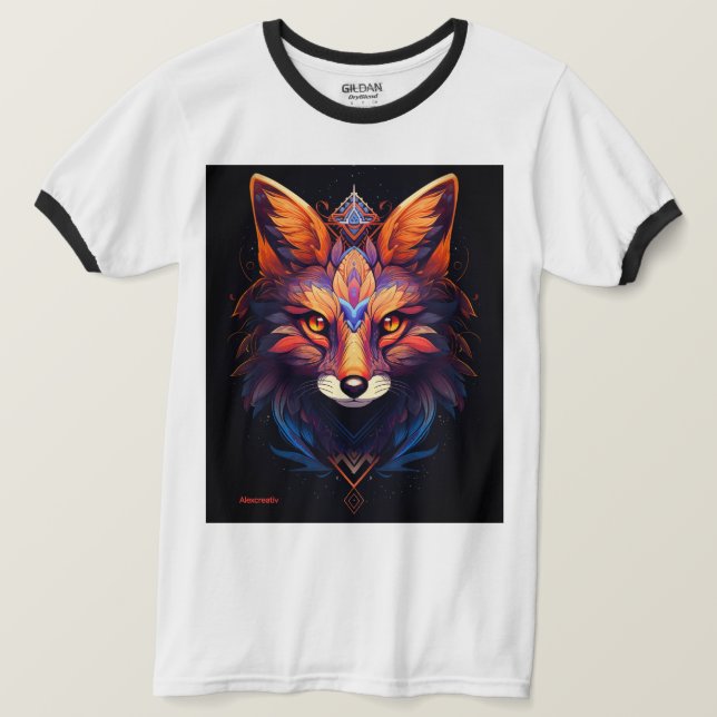 Der Fuchs in seinem natürlichen Lebensraum T Shirt (Design framsida)
