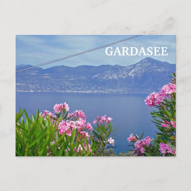 Der Gardasee-Italien Vykort (Framsida)