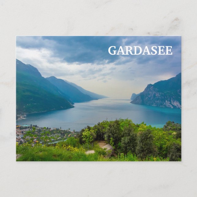 Der Gardasee-Italien Vykort (Framsida)