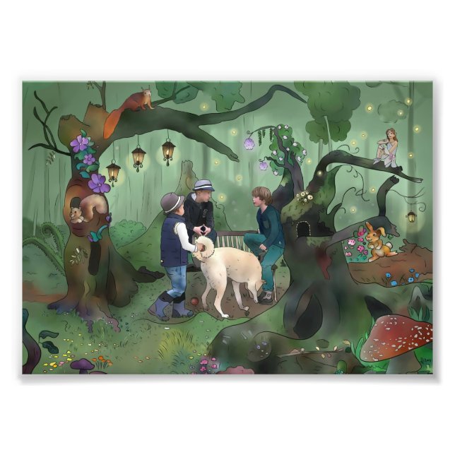 Der geheime Ort Fotodruck Fototryck (Framsidan)