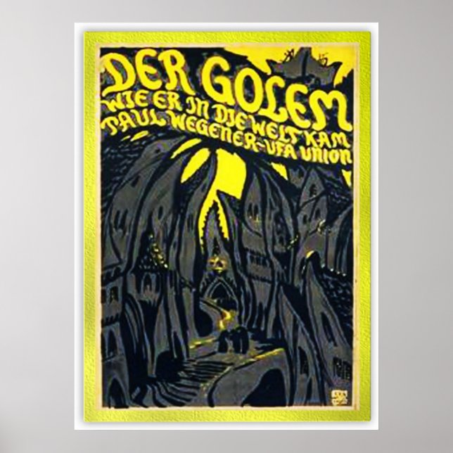 Der Golem, wier in die Welt kam Poster (Framsidan)