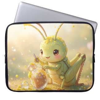 Der Grashüpfer und das Nektarkunstwerk Laptop Fodral