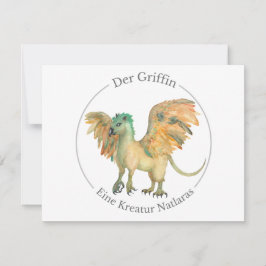 Der Griffin - Eine Kreatur Natlaras Julkort