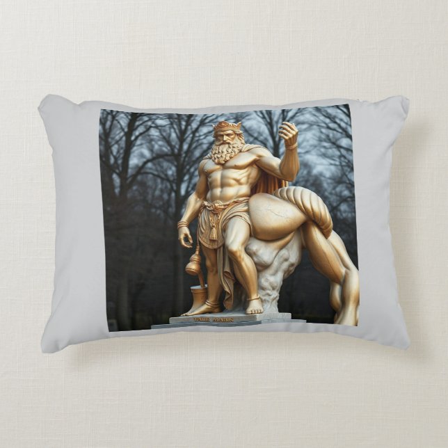 Der größte Held aller Zeiten – Herkules in Gold Prydnadskudde (Framsidan)