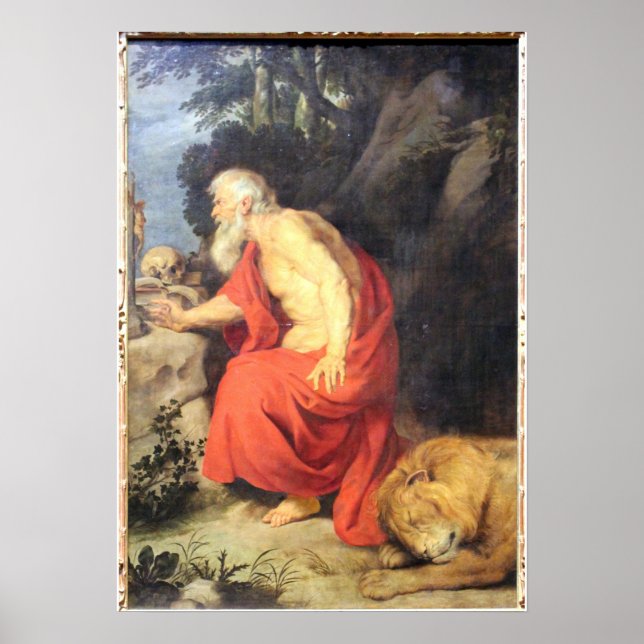 Der Heilige Hieronymus Poster (Framsidan)