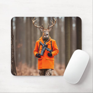 Der Hunter i Skogen med Rifle Musmatta