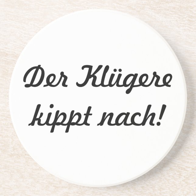 Der Klügere kippt nach! Underlägg Sandsten (Framsidan)
