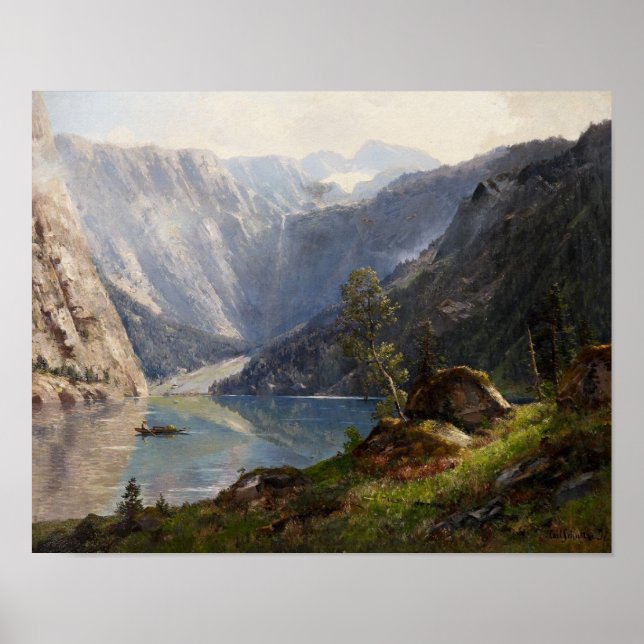 Der Königssee im Berchtesgadener Land Poster (Framsidan)