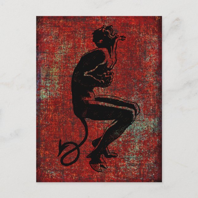 Der Krampus Vykort (Framsida)