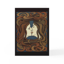 Der Kuss - Art Card (med citat)