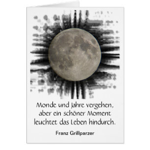Der Mond, la lune, la luna, måne Karte OBS Kort