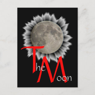 Der Mond, la lune, la luna, måne Postkarte Vykort