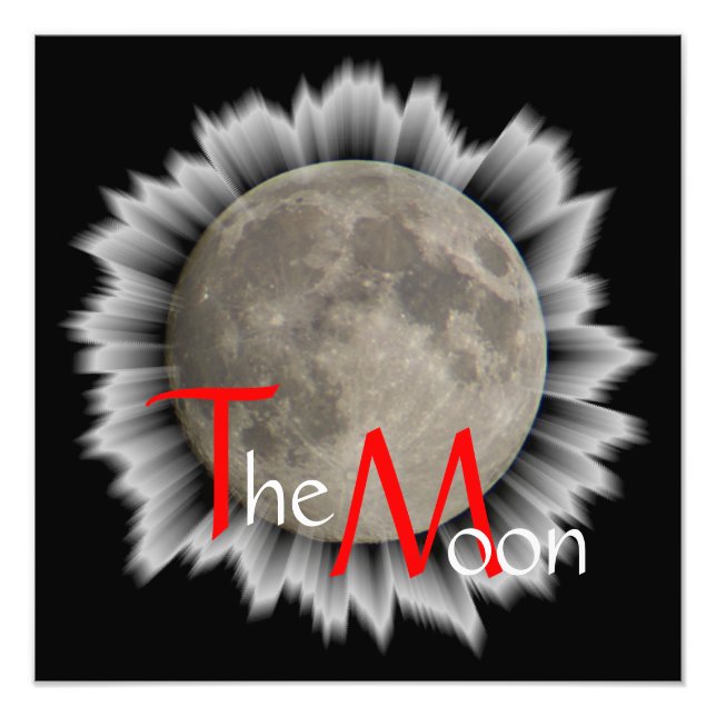 Der Mond, la lune, la luna, the moon Poster (Framsidan)