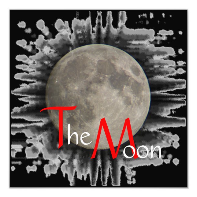 Der Mond, la lune, la luna, the moon Poster (Framsidan)