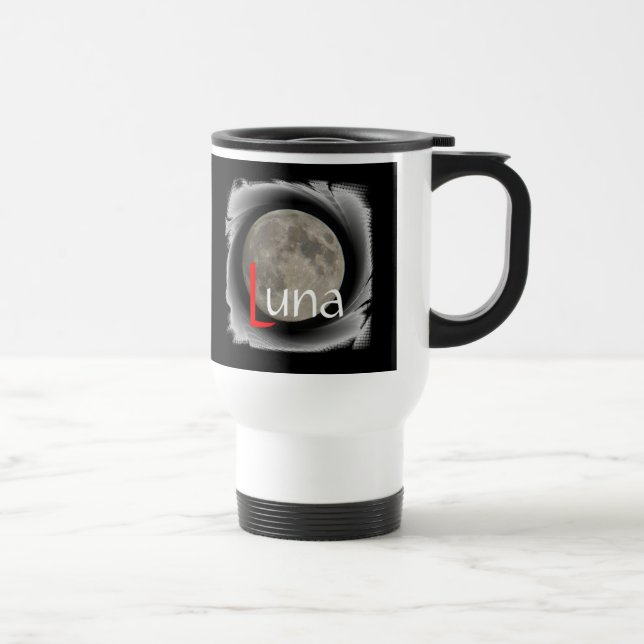 Der Mond, la lune, la luna, the moon Tasse Resemugg (Höger)