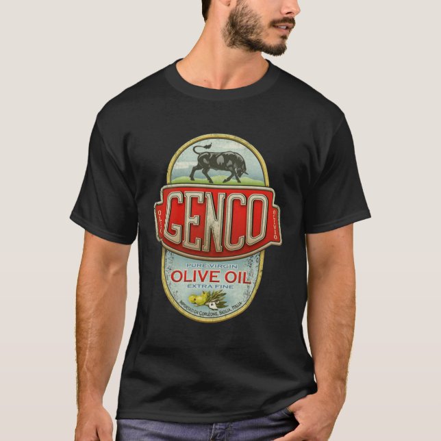 Der Pate - Genco Olive Oil Co T Shirt (Framsida)