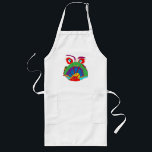 Der Regenbogen-Beschützer Långt Förkläde<br><div class="desc">Ein farbenfrohes,  fantasievolles Wesen mit regenbogenartigen Mustern und wilden Augen. Die Kreatur wirkt lebendig,  chaotisch und verspielt,  als würde sie einen magischen Ort bewachen.</div>