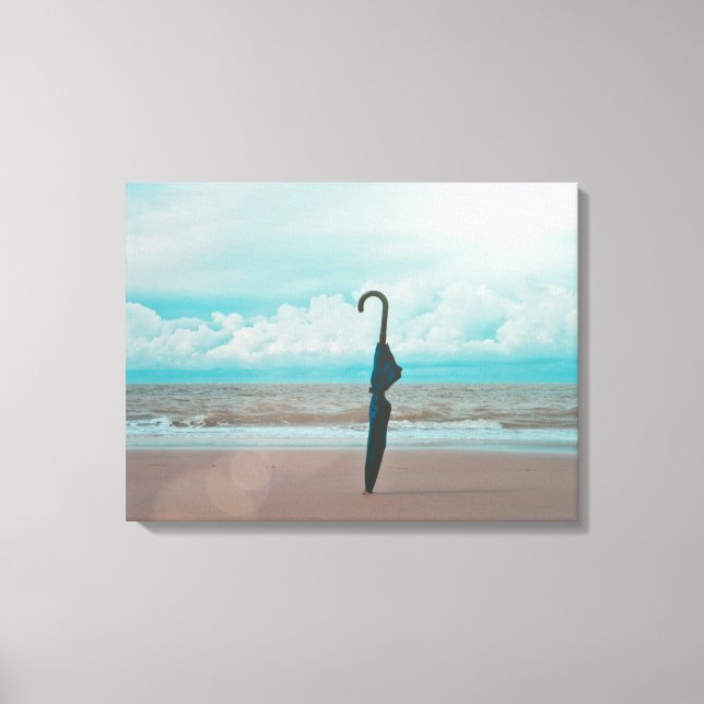 Der Regenschirm - Canvastryck (Framsida)