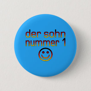 Der Sohn Nummer 1 - Nummer 1 Son på tyska Knapp