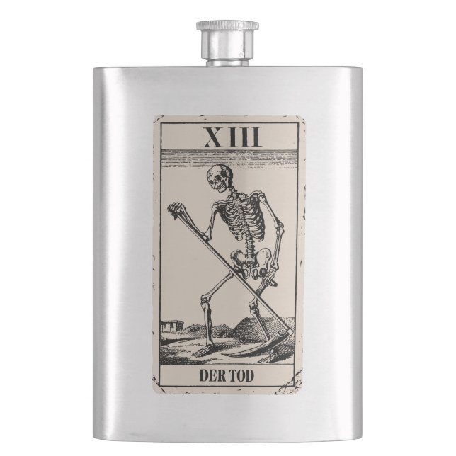 Der Tod / Death Tarot Card Fickplunta (Framsidan)