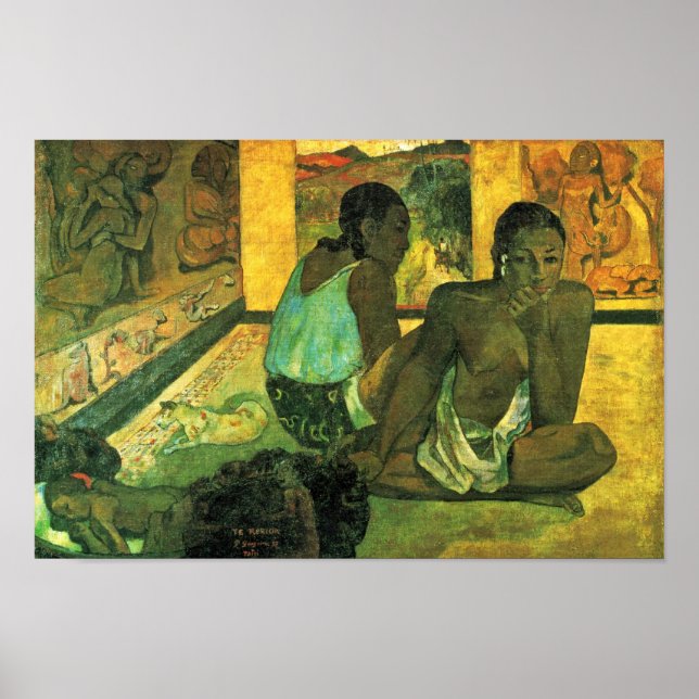 Der Traum (Te Rerioa) från Gauguin Paul Poster (Framsidan)