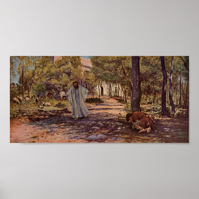 Der verlorene Sohn, Eugène Burnand Poster (Framsidan)