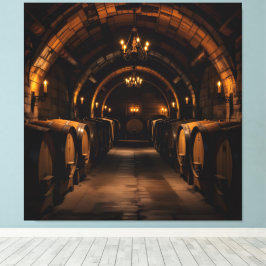 „Der Zauber des Weins – Eleganz in jedem Tropfen“ Canvastryck