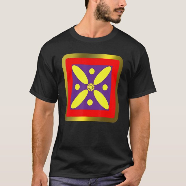 Derafsh Kaviani Sasanian eller Sassanid Empire T Shirt (Framsida)