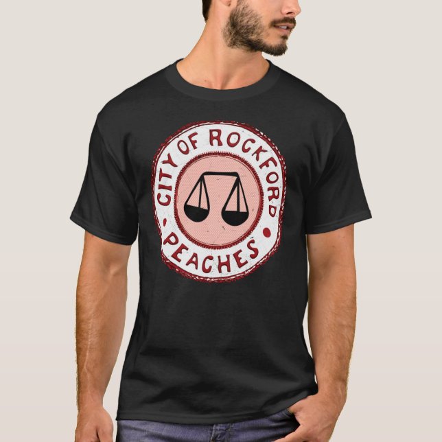 Deras eget förbund - Rockford Peacher Baseball ¾  T Shirt (Framsida)