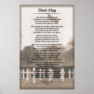 "Deras Flagga" Poster