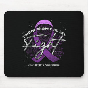 Deras kamp är min Lila Ribbon Alzheimers A Musmatta