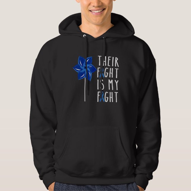 Deras kamp är min månad för barnmisshandel. hoodie (Framsida)