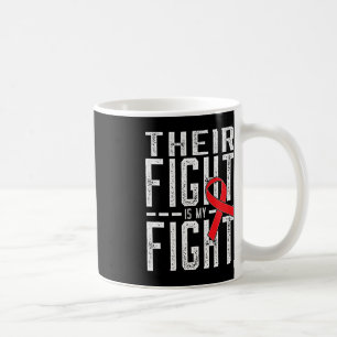 Deras kamp är min medvetenhet om blodcancer kaffemugg