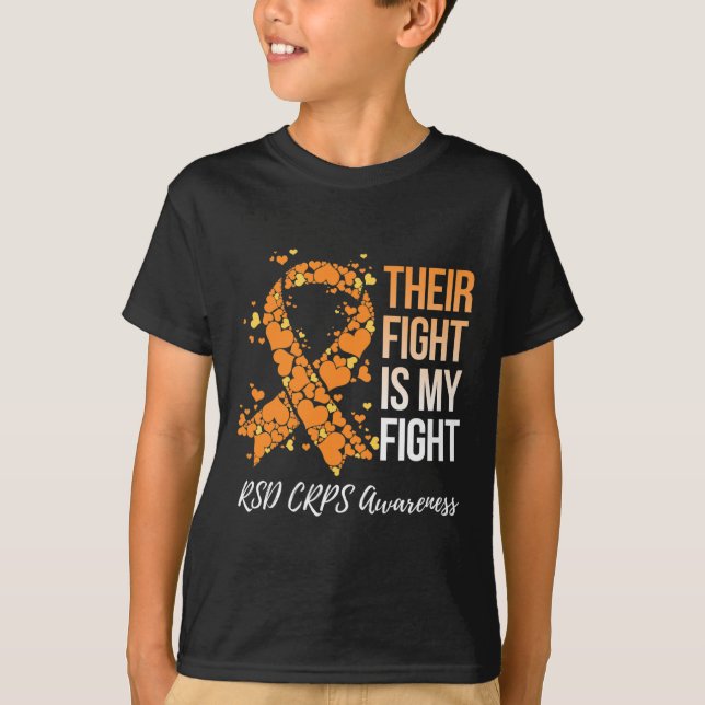 Deras kamp är min medvetenhet om RSD Crps T Shirt (Framsida)