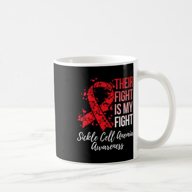 Deras kamp är min "Sickle Cell Anemia Awarene" Kaffemugg (Höger)