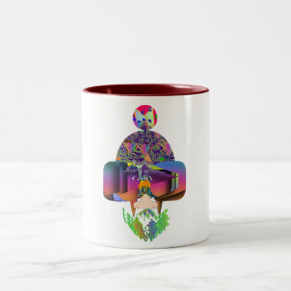 Deras Öga tittade på GOD Novelty White Två-Tonad Mugg