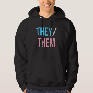 Deras pronouns för icke-binär Enby NB LGB Hoodie