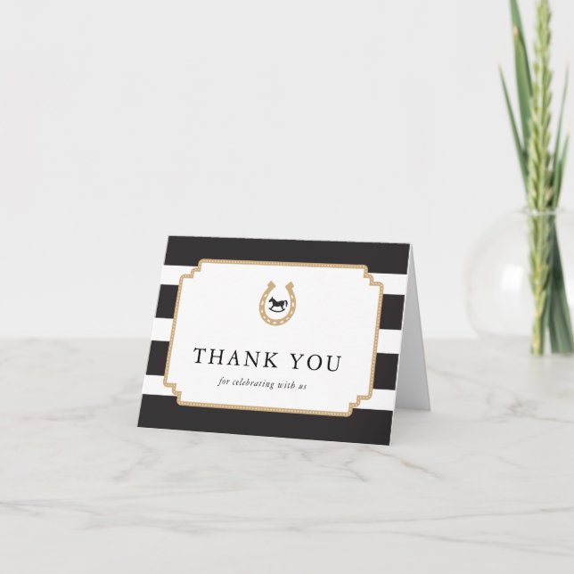 Derby Baby Shower-mappade Tackkort-kort Tack Kort (Framsida)