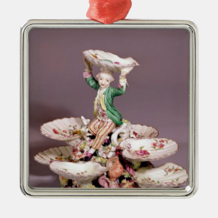 Derby bordbordsuppsats, 1760-65 julgransprydnad metall
