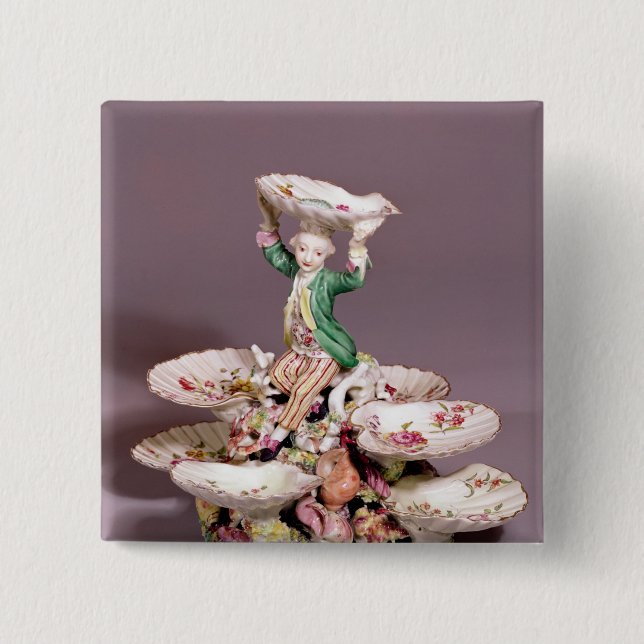 Derby bordbordsuppsats, 1760-65 knapp (Framsida)