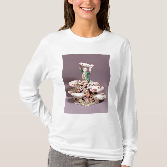 Derby bordbordsuppsats, 1760-65 tee shirt (Framsida)