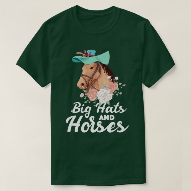 Derby Day 0 Derby horse derby dress Derby Kostym T Shirt (Design framsida)