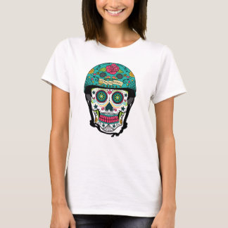 Derby de Los Muertos - skalle för rullDerby socker T Shirt