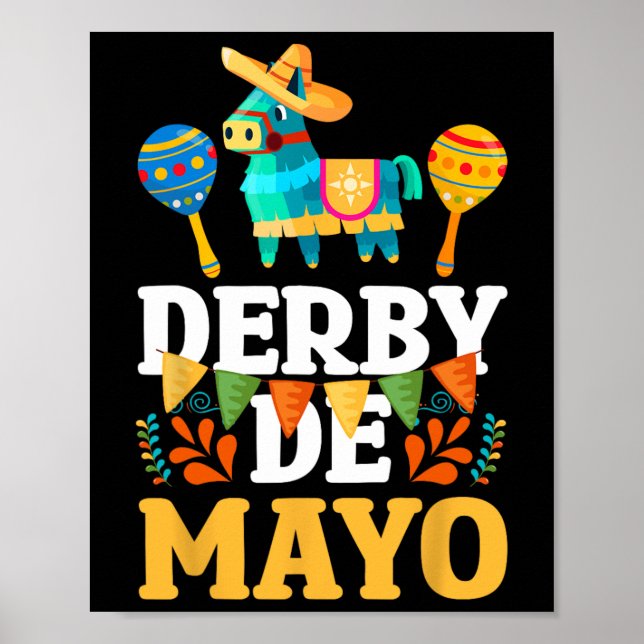 Derby De Mayo Cinco De Mayo Mexican Poster (Framsidan)