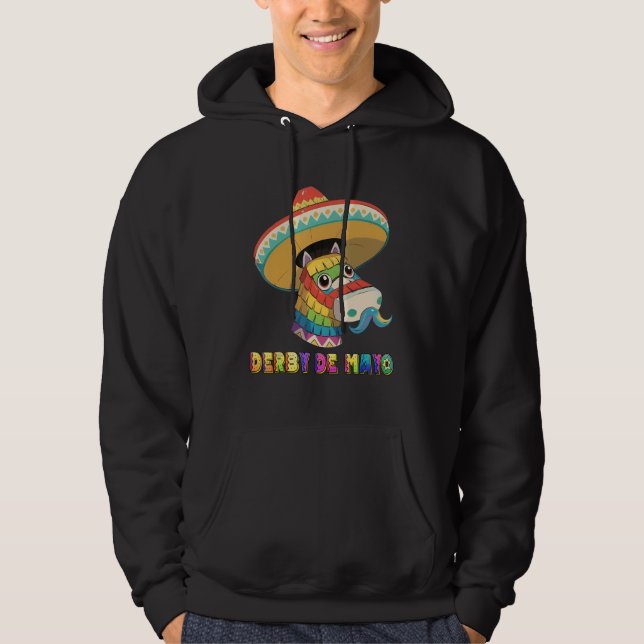 Derby De Mayo Kentucky Horse Race Pinata_1 Hoodie (Framsida)