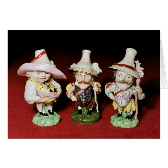 Derby dvärgar hälsningskort (Framsidan Horizontal)