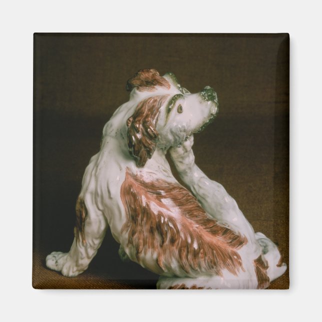 Derby figur i Kung Charles spaniel Magnet (Framsidan)
