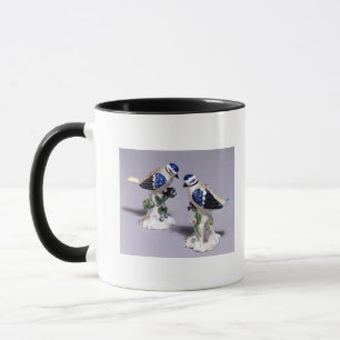 Derby figurer av bluetits, c.1760 mugg