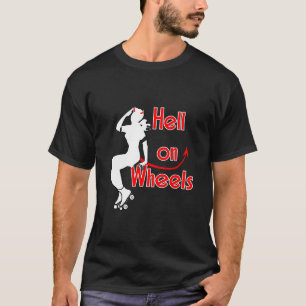 Derby flickahelvete på hjul t shirt