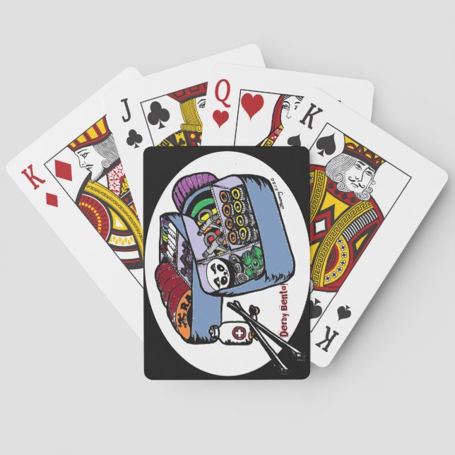 derby för lunch spel kort (Baksidan)